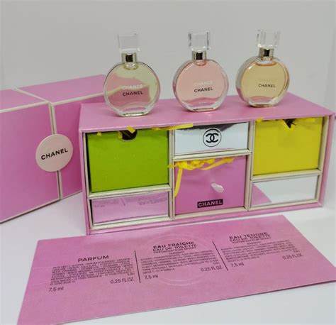 chanel miniature perfume set uk